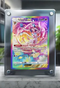 Pokemon TCG Sylveon EX Full Art Foil 140 HP Fairy Wind 2-Star Card English - Image 1