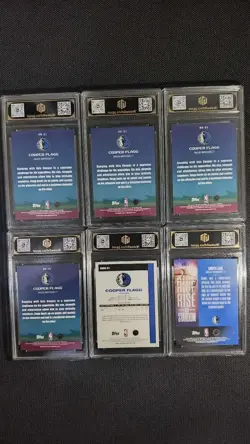 2025 Topps Cooper Flagg RC TOC 8.5 NM-MT+ Graded Card lot*6 GL15 - Image 2