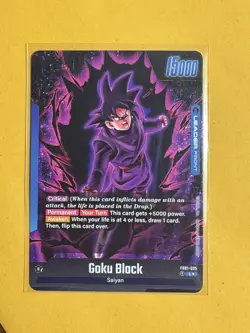 Goku Black Leader Alt Art FB01-035 Dragon Ball Fusion World Card EN mint - Image 2