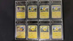 TOC 9/10 Pristine Pikachu Card Japanese Pokemon Graded Collection lot*8 GL15 - Image 1