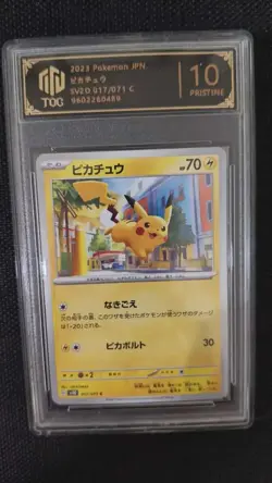 TOC 9/10 Pristine Pikachu Card Japanese Pokemon Graded Collection lot*8 GL15 - Image 5