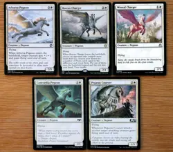 MTG Set 9 White Flying Pegasus Creatures & Spells *NM* English Magic EDH Group - Image 2