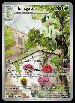 Floragato 197/193 Holo Illustration Rare Paldea Evolved Pokemon Card - Image 1