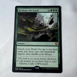 WOTC MtG Commander Legends Reshape the Earth (MR) NM - Image 1
