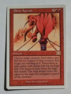 Magic MTG - Illicit Auction - 6th Sixth Edition - NM - Image 1