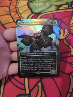 The Wise Mothman Secret Lair Drop Foil Fallout MTG NM-MINT - Image 1