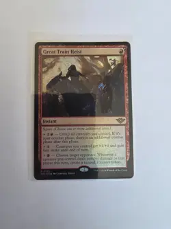 MTG Great Train Heist 125 Outlaws of Thunder Junction OTJ FOIL - Image 1