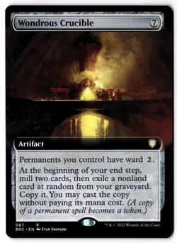 Wondrous Crucible (Extended Art) R Commander: The Brothers' War 67 NM - Image 1