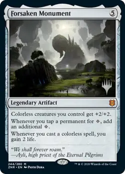 MTG Forsaken Monument Zendikar Rising Promo Pack NM - Image 1