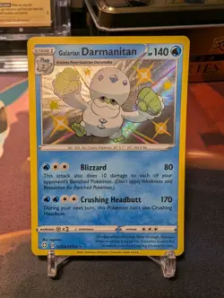 Darmanitan SV024/SV122 Pokemon Hidden Fates: Shiny Vault Shiny Holo Rare NM - Image 1