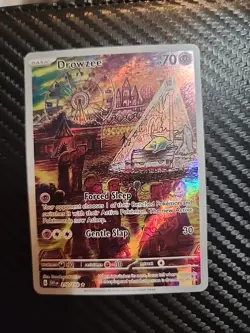 Pokemon Drowzee TCG Scarlet & Violet Base Set Holo Card 210/198 - Image 1