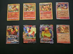 Pokemon TCG Flareon 8 Card Lot GX V V MAX Holos Etc. - Image 1