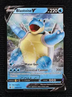 Blastoise V Pokemon Sword & Shield Black Star #SWSH101 - Image 1