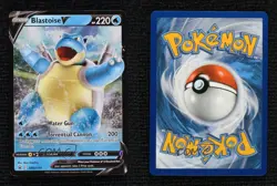 Blastoise V Pokemon Sword & Shield Black Star #SWSH101 - Image 3