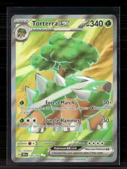Pokemon 2024 Temporal Forces Torterra EX UR #185/162 - Image 1