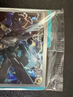 N’s Zekrom Pokemon Center Stamped Promo Gradeable Centering - Image 2