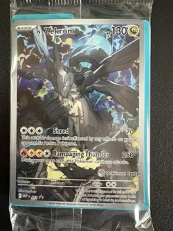 N’s Zekrom Pokemon Center Stamped Promo Gradeable Centering - Image 5