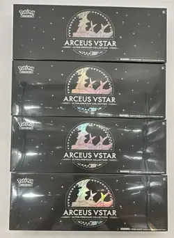 Lot of (4) Pokemon TCG Arceus VSTAR Ultra Premium Collection Boxes SEALED UPC - Image 1