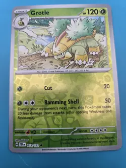 Pokemon TCG SV-Temporal Forces Grotle 011/162 Common Reverse Holo LP - Image 1