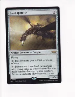MAGIC THE GATHERING MTG COMMANDER: TARKIR: DRAGONSTORM STEEL HELLKITE - Image 1