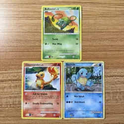 Pokemon TCG Charmander Squirtle Bulbasaur Starters Lot - Image 1