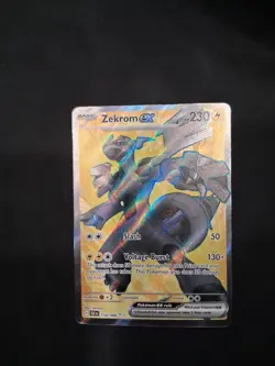 Pokemon Zekrom EX TCG Ultra Rare Black Bolt SV 158/086 - Image 1