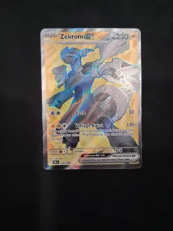 Pokemon Zekrom EX TCG Ultra Rare Black Bolt SV 158/086 - Image 3