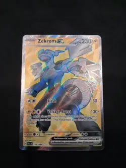 Pokemon Zekrom EX TCG Ultra Rare Black Bolt SV 158/086 - Image 4