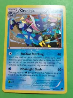 Greninja XY BREAKpoint 040/122 Cracked Ice Holo Pokemon, MP - Image 1