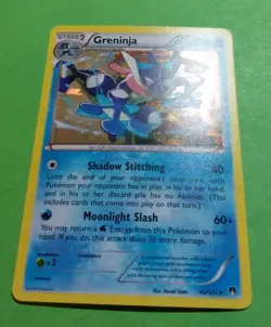 Greninja XY BREAKpoint 040/122 Cracked Ice Holo Pokemon, MP - Image 2