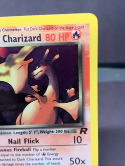 Pokemon TCG Dark Charizard 4/82 Team Rocket Holo Rare WOTC VTG 2000 NM Ungraded - Image 3
