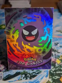 2000 Topps Pokemon Series 2 Rainbow Gastly LP Edge Wear 🌈 - Image 1