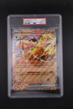 Blaziken EX 024/159 Pokemon Journey Together PSA 10 2025 Jumbo Pop 1 - Image 1