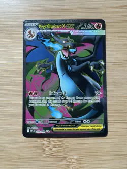 Pokemon Mega Charizard X ex 109/094 Phantasmal Flames Ultra Rare Full Art NM ✨ - Image 1