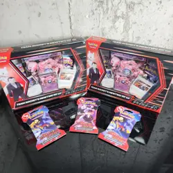 2x Pokemon Mewtwo EX Box + 3x Destined Rivals Packs Sealed Bundle Lot - Image 1
