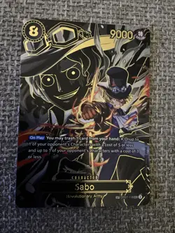 One Piece Carrying On His Will Sabo OP07-118 SP SEC Secret Rare 🔥🔥 - Image 1