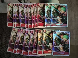 Lot*20 Roronoa Zoro OP01-025 SR Romance Dawn Holo One Piece TCG Chinese EM68 - Image 1