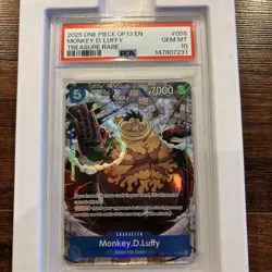 One Piece CCG Monkey.D.Luffy Treasure Rare OP11-058 PSA 10 Gem Mint - Image 1