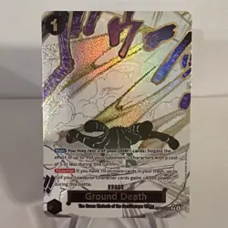 Ground Death (Alternate Art) OP14-096 The Azure Sea's Seven Foil One Piece NM - Image 1