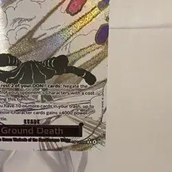 Ground Death (Alternate Art) OP14-096 The Azure Sea's Seven Foil One Piece NM - Image 4