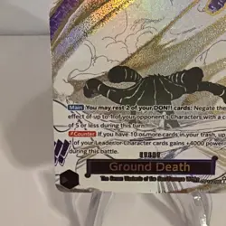Ground Death (Alternate Art) OP14-096 The Azure Sea's Seven Foil One Piece NM - Image 5