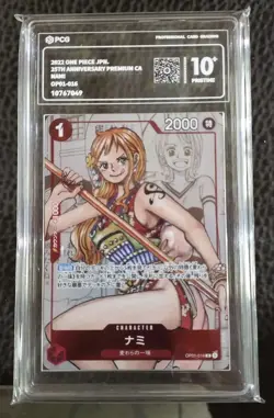 Nami OP01-016 One Piece Premium Collection 25th Japanese PCG 10+ PRISTINE EM68 - Image 1