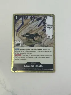 Set Of 4–Bandai One Piece Ground Death OP14-096 Event The Seven Warlords - Image 1