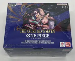 Sealed Booster Box English One Piece OP-14 EB04 The Azure Sea's Seven - Image 1