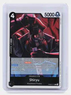 Shiryu One Piece The Best vol. 2 #PRB-015 Rare Pirate Foil Reprint - Image 1