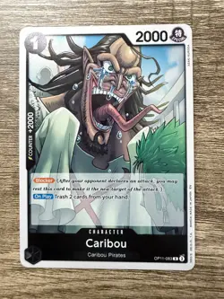 Caribou OP11-083 - One Piece TCG: A Fist of Divine Speed - Rare Foil - English - Image 1