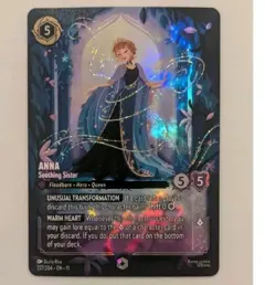 - Disney Lorcana - Anna - Soothing Sister - Winterspell - Enchanted -227/204 - Image 2