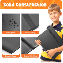 Card Binder, 9 Pocket Trading Card Album Folder,20 Pages, 360 Card Capacity Spor - Image 3