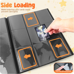 Card Binder, 9 Pocket Trading Card Album Folder,20 Pages, 360 Card Capacity Spor - Image 5