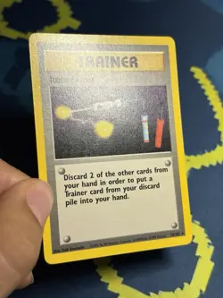 Pokemon Card TCG WOTC Base Set Item Finder 74/102 Non Holo Rare Unlimited LP - Image 3